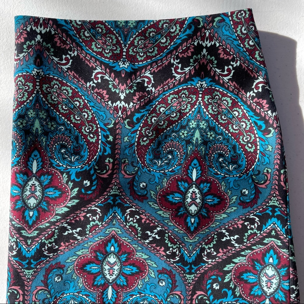 TALBOTS: Paisley Pencil Skirt